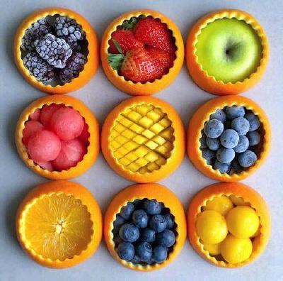 人生最美妙的时候 就是在吃水果拼盘